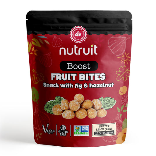 Nutruit Fig Ball Snack (Pack of 20), Smyrna Figs, Vegan, Gluten Free, Non GMO, Plant Based, High Fiber, 1.1 oz Premium Packs