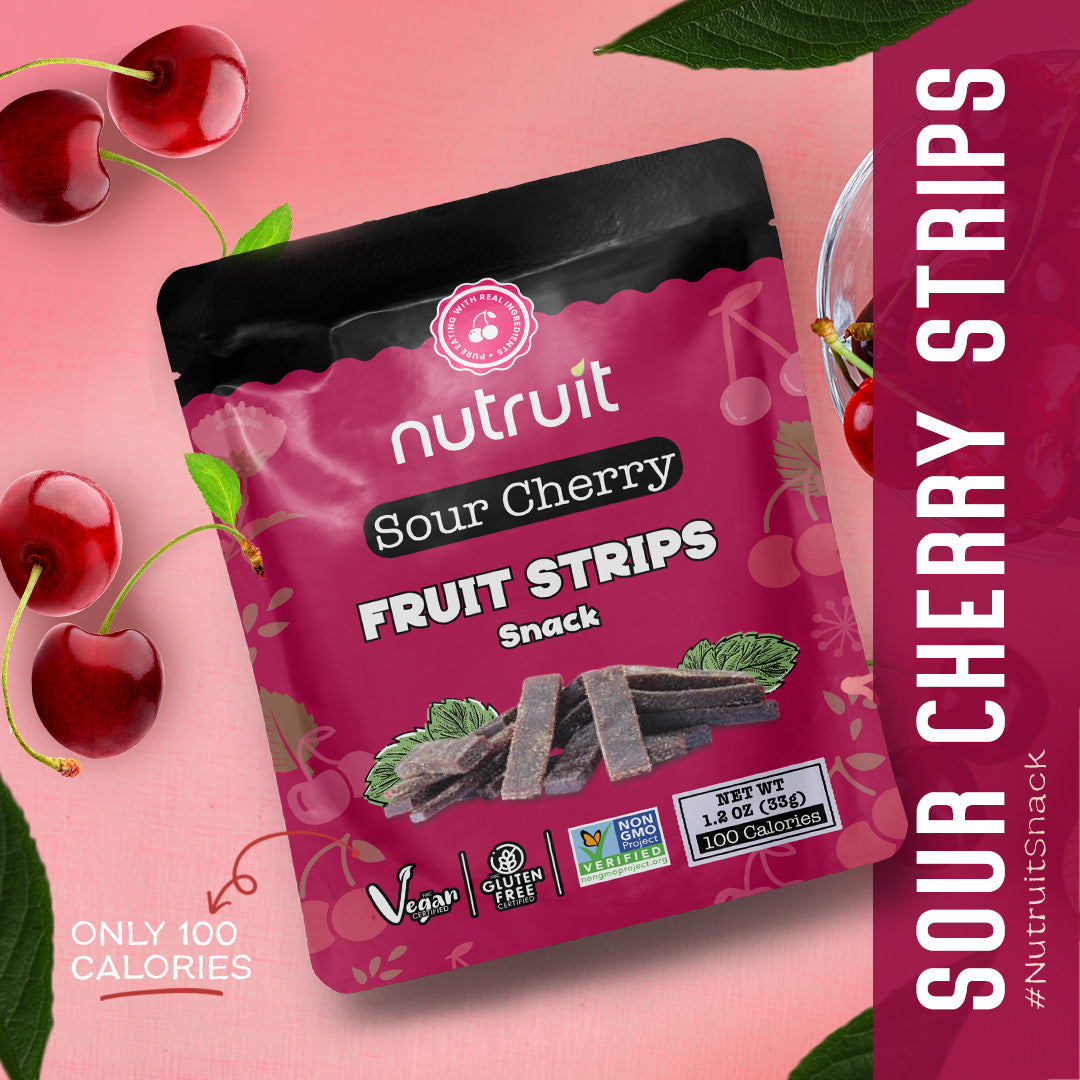 Cherry Fruit Strips Snack